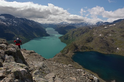 The two lakes from Besseggen