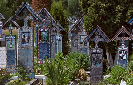 Szaplonca (Săpânța), Vidám temető (Máramaros)